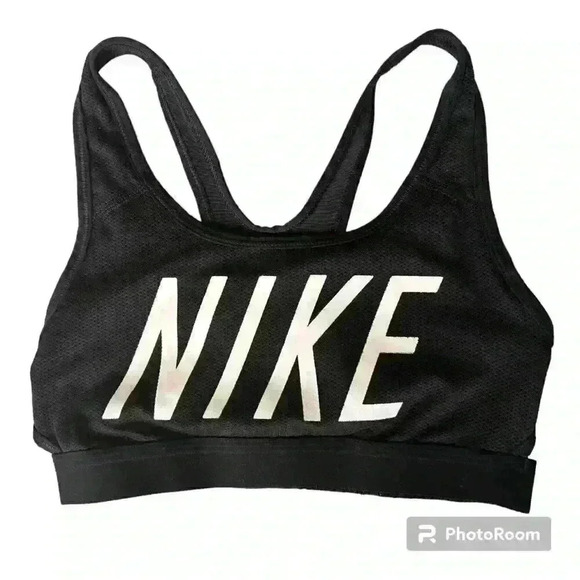 Nike Classic Compression Racerback Medium Support Sports Bra Size XS Gym Active - Picture 2 of 8